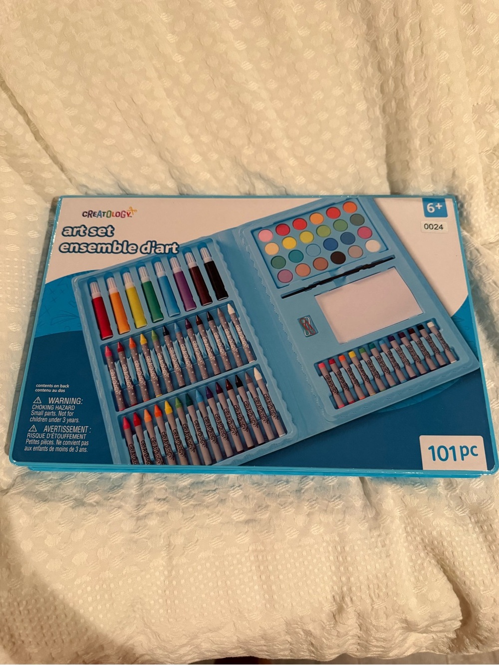 Creatology 101-Piece Kids Art Set - Blue Creative Kit